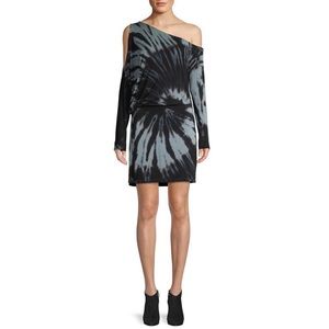 Young Fabulous & Broke Tie Dye Dress w/ Open Shoulder NWT